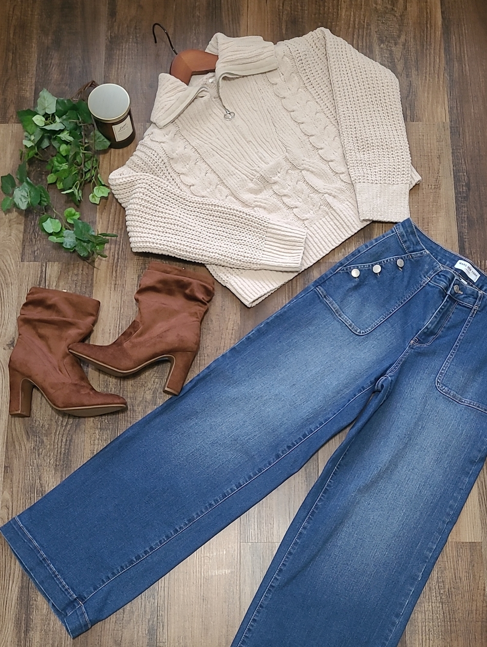 Super Soft Chenille Half Zip Sweater
